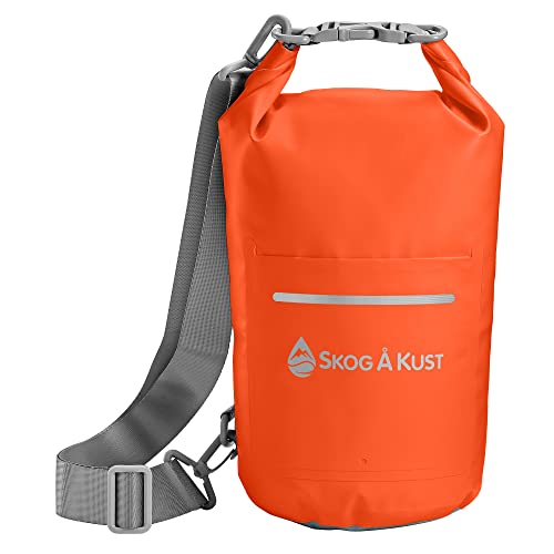 Skog Å Kust DrySak Roll Top Waterproof Bag, 5, 10 & 20 Liter - color: Orange, size: 5 Liter
