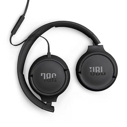JBL Tune 520C USB-C - Wired On-Ear Headphones - Black - color: Black