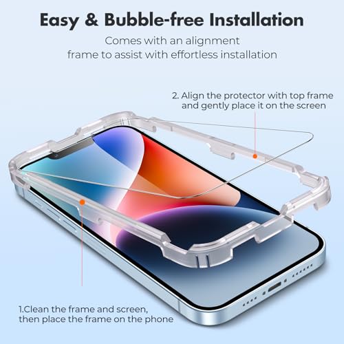 UNBREAKcable 2-Pack Screen Protector for iPhone 16e/14/13/13 Pro - size: iPhone 16e/14/13/13 Pro