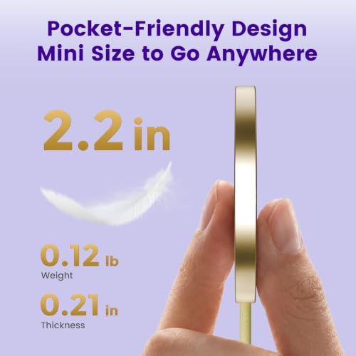 15W Magnetic Fast Charging Pad, Wireless Charger for Apple MagSafe - color: Lemon Yellow*3