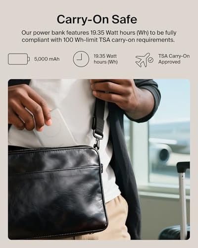 Belkin 5K 15W Qi2 MagSafe Power Bank with USB C Cable for iPhone 17 & More - color: Sand
