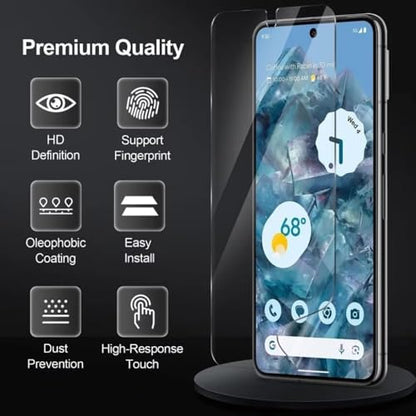[2 Pack] Hydrogel Screen Protector for Google Pixel 10 Pro XL, Upgraded Non-breakable Flexible TPU Flexible Protective Film [Bubble Free] [High Sensitivity][Anti-Scratch] (Non-Tempered Glass)