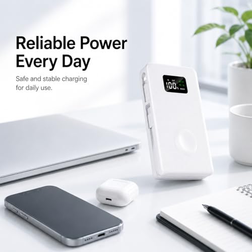 pzoz 20000mAh Portable Charger with Apple Watch Charger, 45W PD Power Bank