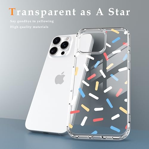 IAIYOXI Clear Case for iPhone 16 Pro, [Crystal Clear Military-Grade Drop Protection], Non-Yellowing, Slim Lightweight Transparent TPU Bumper Phone Case Cover Design - Icing - color: Icing, size: iPhone 16 Pro