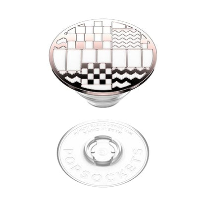 PopSockets Adhesive Phone Grip, Holder- Gilded Patchwork - color: Blue