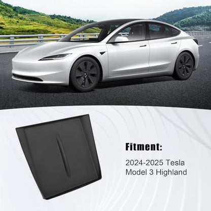Silicone Mat for 2026 Tesla Model Y - color: Black (for 2024-2026 Model 3 &2025-2026 Model Y)