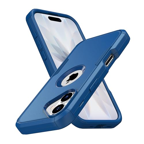 MXX for iPhone 17 Case, Heavy Duty 3 in 1 Wing Design Protective Cover with MagSafe, Phone Case 2025 (Navy Blue) - color: Navy Blue, size: iPhone 17