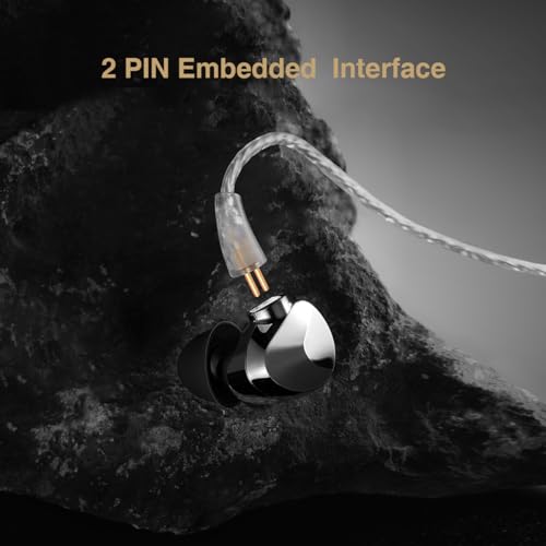 Questyle NHB12 Wired Earbud for iPhone with Headphone Amps [Apple MFi Certified] True Lossless in-Ear Earphones with Lightning Connector 192kHz Hi-Res Music IEM HiFi Stereo Audiophile Ear Buds