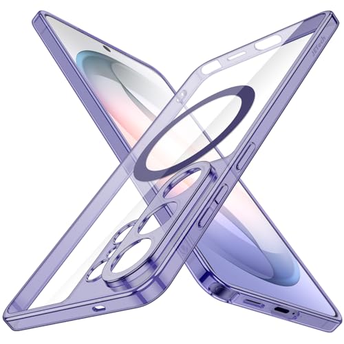JETech Magnetic Slim Case for Samsung Galaxy S26 Ultra, Heron Purple | Compatible with MagSafe, Camera Lens Protection, Ultra-Thin Lightweight Design, Minimalist Style, Clear Back - color: Heron Purple, size: Galaxy S26 Ultra