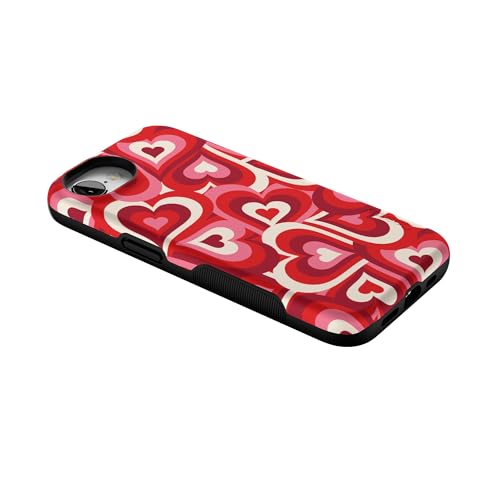 Casely iPhone 16e Case | Love Song Remix | Ombre Hearts | Bold Protective Design | Compatible with MagSafe - color: Love Song Remix | Ombre Hearts