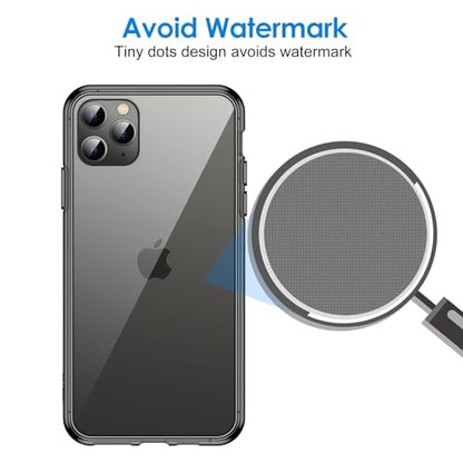JETech Case for iPhone 11 Pro Max, Anti-Yellowing, Black | Shockproof Protection, Scratch Resistant Hard PC Back, Durable Transparent TPU Bumper - color: Black