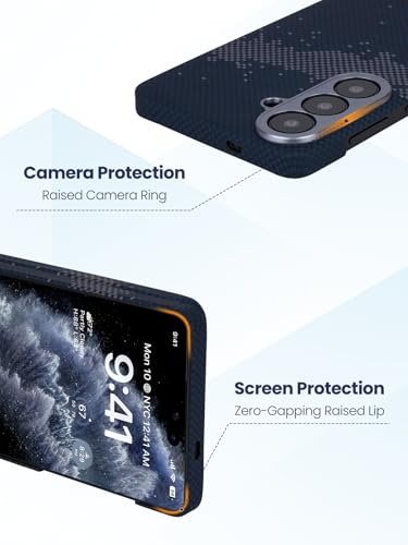 Magnetic Ultra Thin 600D Aramid Fiber Case for Samsung Galaxy S26 Plus | Woven Aramid Fiber, ultra-thin Caseless Feel, compatible with MagSafe,wireless charging friendly, slim fit,Star River - color: Star River