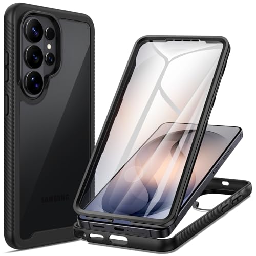 seacosmo Designed for Samsung Galaxy S26 Ultra Case, Full Body Shockproof Cover, with Built-in Screen Protector Slim Fit Protective Phone Case for S26 Ultra 6.9", Black - color: Black, size: Samsung Galaxy S26 Ultra Case