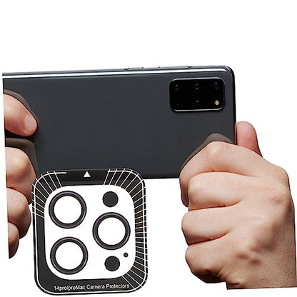 Gatuida Tempered Lens Protector Film for Pro Pro Scratch Resistant Camera Cover High Transparency Mobile Phone Accessories with Dark Purple Finish
