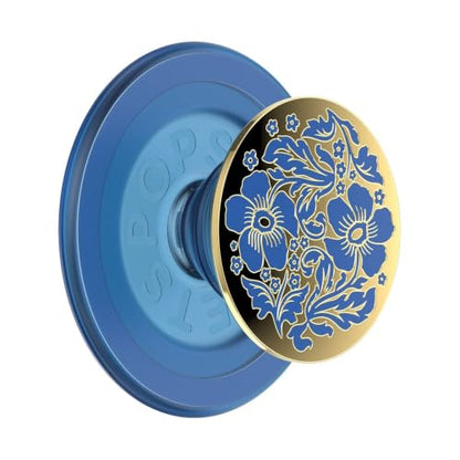 PopSockets Phone Grip for MagSafe, Magnetic Holder- Lace Blue Vermeer - color: Lace Vermeer, style: MagSafe