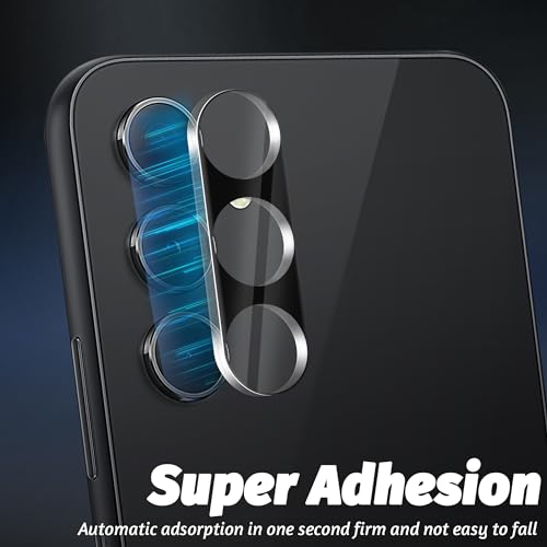 Orzero (4 Pack) Camera Lens Protector Compatible for Samsung Galaxy A54 5G, Protector de Cámera Tempered Glass 9 Hardness HD Anti-Scratch Bubble-Free - size: Samsung Galaxy A54 5G
