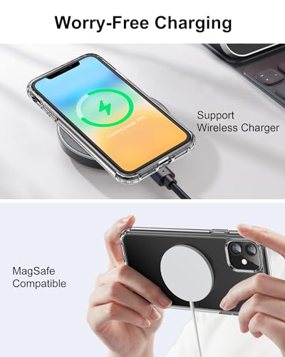 HOOMIL Case for iPhone 11 6.1-Inch, Non-Yellowing, Drop Protection, Anti-Scratch Transparent Hard Back Phone Cover - Crystal Clear - color: Clear, size: iPhone 11