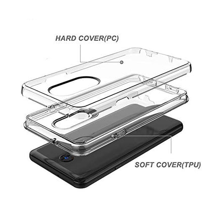 Z-GEN - Compatible with Samsung Galaxy J7 2018, J7 Refine, J7 Star, J7 Crown, J7 Aura, J7 Top, J7 V J7V - Slim Image TPU Hybrid Clear Phone Case - AC2 Blue Totem - color: AC2 - Blue Totem