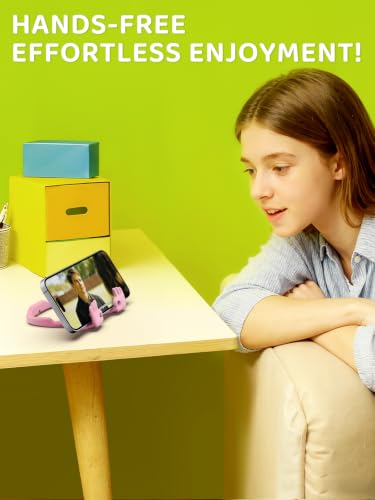 Stocking Stuffer for Wife Teen Girl Kids Tween Gift Phone Holder 3D OK Hand - color: Black & Pink
