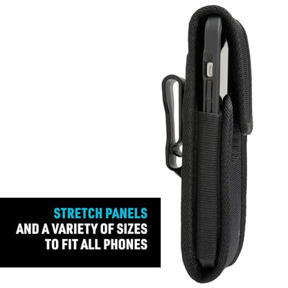 Nite Ize Clip Case Cargo Universal Rugged Holster - Belt Clip Phone Case for Easy Access - Heavy Duty & Protective - Multi-Purpose - Durable Design - Vertical, XL | Easy Access - Heavy Duty & Protective - Multi-Purpose - Durable Design - Vertical, XL - si