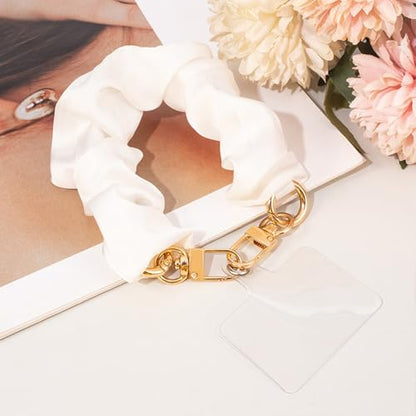 Phone Wrist Strap, Scrunchie Phone Lanyard with Tether Tab,Anti-Drop Hands-Free Wrist Strap (G) - color: G