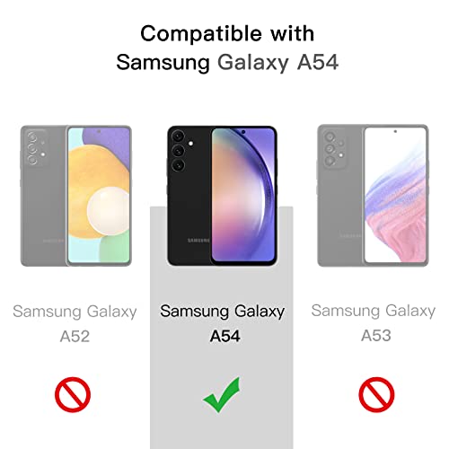 JETech Screen Protector for Galaxy A54, with Camera Lens Protector, 2+2Pack - size: Galaxy A54