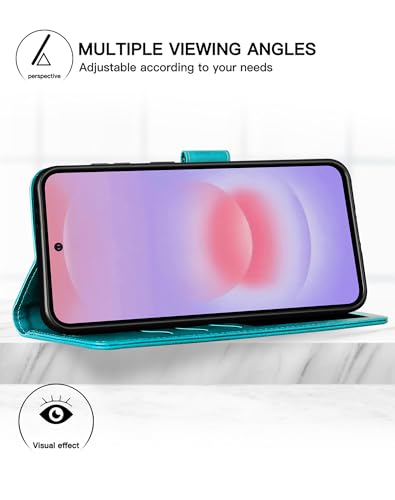 Feitenn for Samsung Galaxy A37 5G (6.7") Case Wallet 2026 with 4 Card Holders Kickstand, PU Flip Leather Magnetic Closure Folio Shockproof Protective Cover, Blue - color: Blue, size: Samsung Galaxy A37 5G