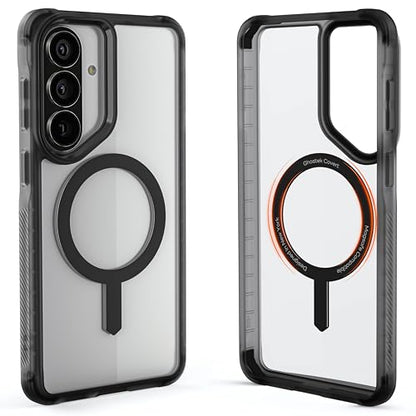 Ghostek Covert Clear Galaxy S26 Plus MagSafe Case with Magnetic Ring, Slim Thin Military Grade Shockproof Phone Cover Compatible with 2026 Samsung S26+ (6.7") (Smoke Matte) - color: Smoke Matte, size: Galaxy S26 Plus