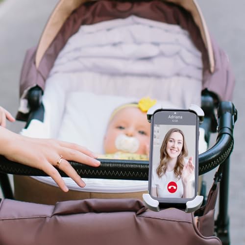 ProActive Sports Universal Phone Mount with 360 Rotation for Golf Push Carts, Golf Riding Carts, Bicycle, Stroller, Scooter, Handlebar – Fits iPhone 15 14 13 Pro Max, Galaxy S10 S21 S22 S23 S24