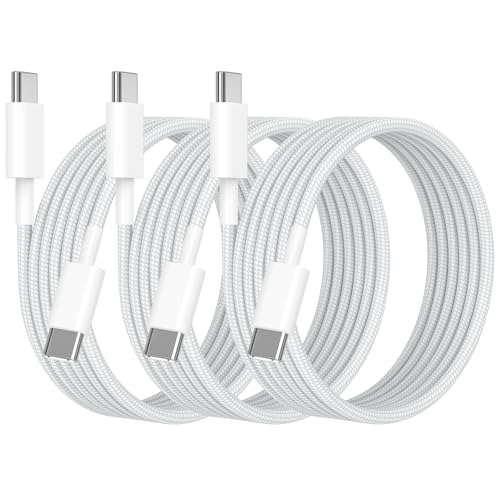 [Apple MFi Certified] USB C to USB C Cable for iPhone 17 Fast Charger Woven - size: [6.6/6.6/6.6] FT