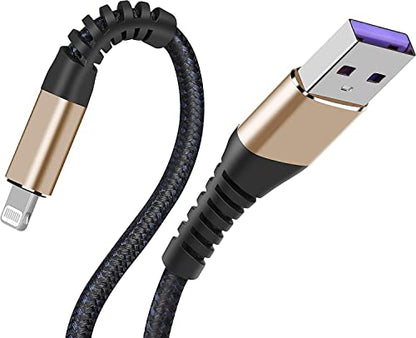 [ Apple Certified 2pack ] iPhone Charger,Lightning Cable, Fast Charging Cables for Apple iPhone 12/11/11Pro/11Max/ X/XS/XR/XS Max/8/7/6/5S/SE/iPad Mini Air (10ft, Gold) - color: Gold, size: 10foot
