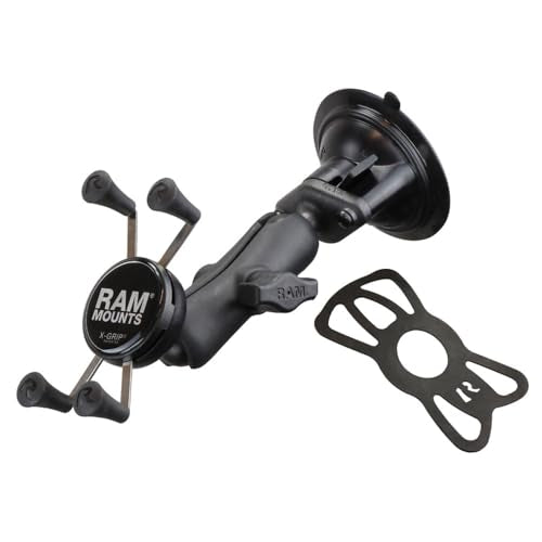RAM MOUNTS X-Grip Windshield Phone Mount with Twist-Lock Suction Cup Base
