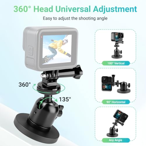 Magnetic Camera Mount for GoPro Hero/Insta360/DJI Action Camera