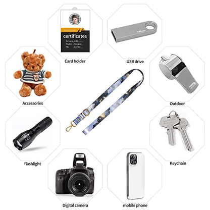 Phone Lanyards, Wrist Lanyards, Adjustable Neck Strap Marble - color: Marble