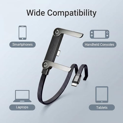 2-in-1 Invisible Stand Charger Cable