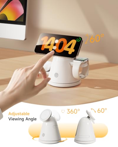 4‑in‑1 Wireless Charging Station with Night Light, for Apple & Samsung
