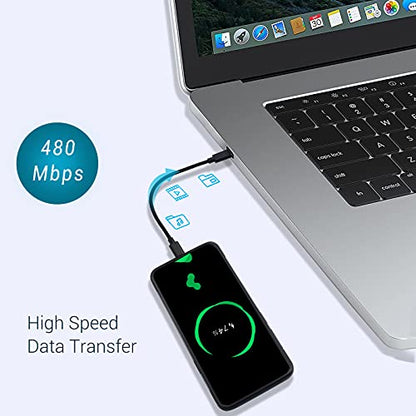 USB C to USB C Cable Short, 8 inch(20cm), 3 Packs, 60W Fast Charging - color: black, size: 6 inch