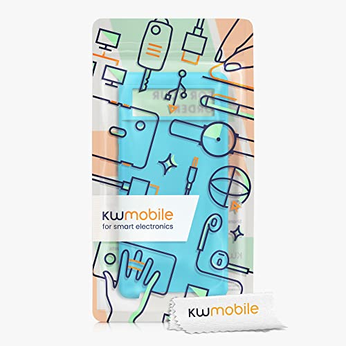 kwmobile Case Compatible with Google Pixel 6 Case - TPU Silicone Phone Cover with Soft Finish - Cool Glacier - color: Cool Glacier, size: Pixel 6