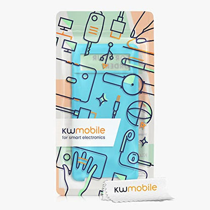 kwmobile Case Compatible with Google Pixel 6 Case - TPU Silicone Phone Cover with Soft Finish - Cool Glacier - color: Cool Glacier, size: Pixel 6
