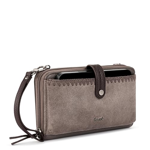 The Sak Iris Smartphone Crossbody Purse - Small Women's Cellphone Bag & Wallet For Everyday- Convertible Wristlet With Zipper | Fits Most Smartphones, Card Slots & Zip Pocket, Detachable Wristlet & Crossbody Straps, Hands-Free for Travel & Errands - color