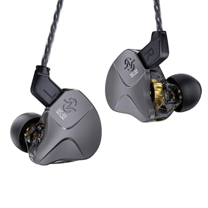 CCZ DC03 1DD HiFi in Ear Monitor Headphones Gaming Earbuds,Gun,Without Mic - color: Gun, size: 3.5mm, without Mic