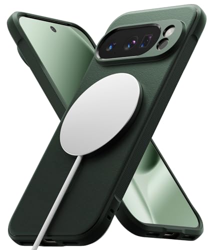 Ringke Onyx Designed for Google Pixel 10 Pro Case [Compatible with MagSafe and Pixelsnap] Oil & Dirt Resistant Enhanced Grip Non-Slip Texture Lightweight Cover - Magnetic Dark Green - color: Magnetic Dark Green, size: Pixel 10 Pro
