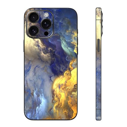 Skin Wrap Compatible with 13/14/15/16/17 Pro Max (Gold, 15 Pro Max) - color: Gold, size: 15 Pro Max