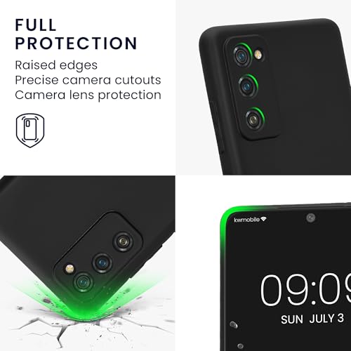 kwmobile Case Compatible with Samsung Galaxy S20 FE Case - Protective Slim TPU Phone Cover - Soft Matte Finish - Black - color: black, size: Galaxy S20 FE