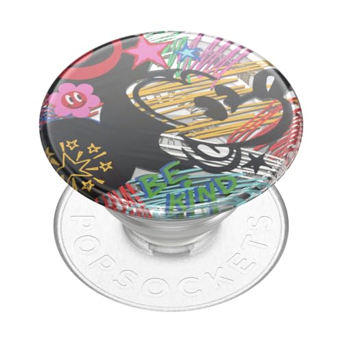 PopSockets Adhesive Phone Grip, Holder- Mickey Be Kind - color: Mickey Be Kind, style: Adhesive