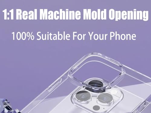 Clear Case for iPhone 16e/16/15/14/13/12/11 Pro Max Mini Plus Transparent Phone Case Thin Slim Crystal Clear Soft TPU Not Yellowing Shockproof Back Cover (for iPhone 13 Pro) - size: iPhone 13 Pro