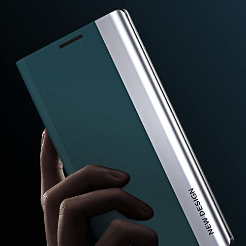 CCSmall for Samsung Galaxy A32 4G PU Leather Flip Case with Stand CX Black | Thin Slim Magnetic Closure Folio Phone Case, TPU Inner Shell, Full Cover Protective Case for Samsung Galaxy A32 4G (Not 5G)