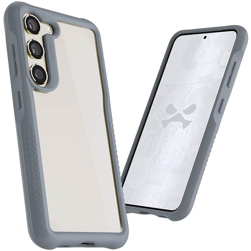 Ghostek Covert Samsung Galaxy S23 Clear Case with Military Grade Shockproof Protection, Non-Slip Grip, Protective Silicone Phone Cover Designed for 2023 Galaxy S23 (6.1") (Gray) - color: Gray [Limited], size: Galaxy S23