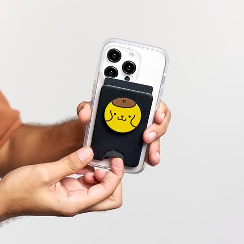 Pompompurin Open Face PopSockets Stand for Smartphones and Tablets PopSockets PopWallet for MagSafe - style: Magnetic PopWallet