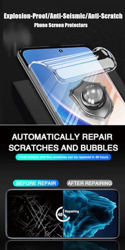 2pcs Flexible Front Screen Protector for Samsung Galaxy A17 5G 2025/ A16 5G 6.7" 3D Hydrogel Film Transparent TPU Touch Sensitive Fingerprint Unlock Not Tempered Glass - color: A17 5G 2025/ A16 5G 6.7"